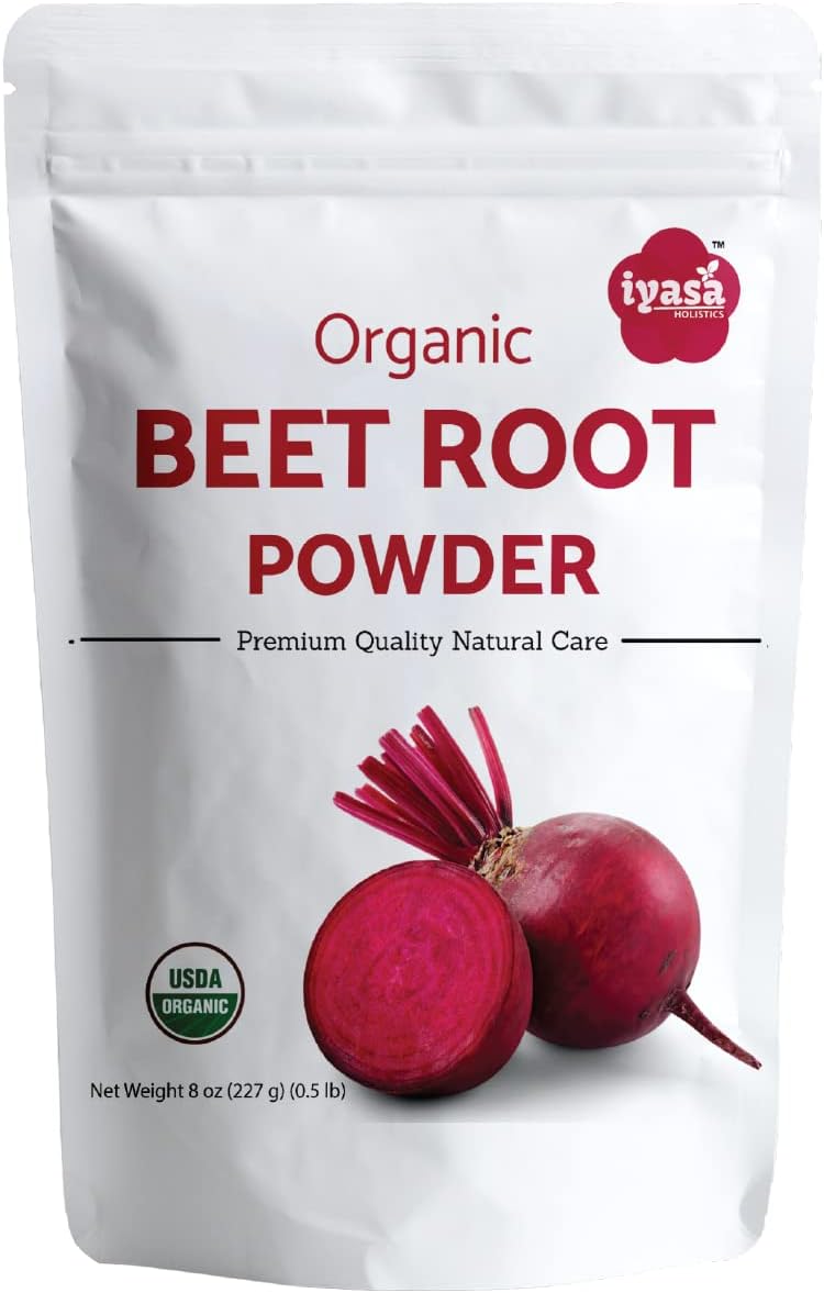 iyasa-holistics-organic-beet-root-powder---plant-based-superfood-for-nitric-oxide-boost-and-blood-circulation-support---vegan-and-gluten-free---8-oz-223-gm---ideal-for-pre-and-post-workout-baking-and-cooking-1