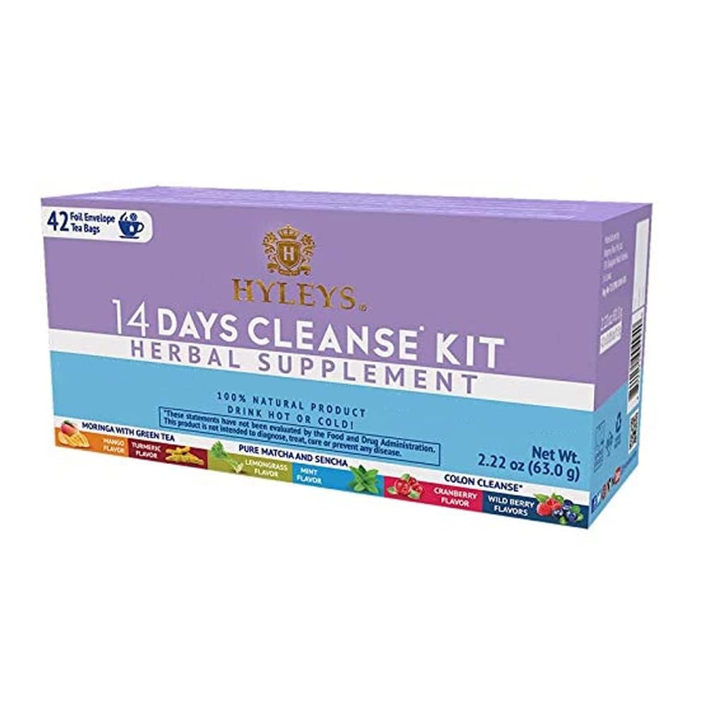 14-day-hyleys-detox-tea-kit---504-tea-bags-for-cleanse-and-weight-loss---natural-moringa-matcha-senna---supports-colon-cleanse-digestion-metabolism---mango-lemon-ginger-mint-blackberry-cranberry-flavors-3