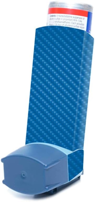 blue-carbon-fiber-skin-for-ventolin-hfa-asthma-inhaler-protective-durable-finish-easy-to-apply-remove-change-styles-made-in-usa-3