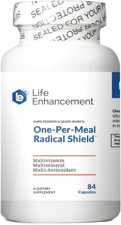 Premium Life Enhancement Radical Shield - Multi-Antioxidant, Multivitamin, and Multimineral Supplement - 84 Servings - Espot.com.au