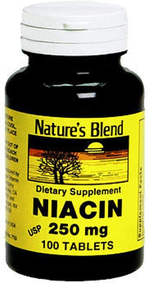 niacin-250-mg-dietary-supplement---100-tablets-by-natures-blend-1