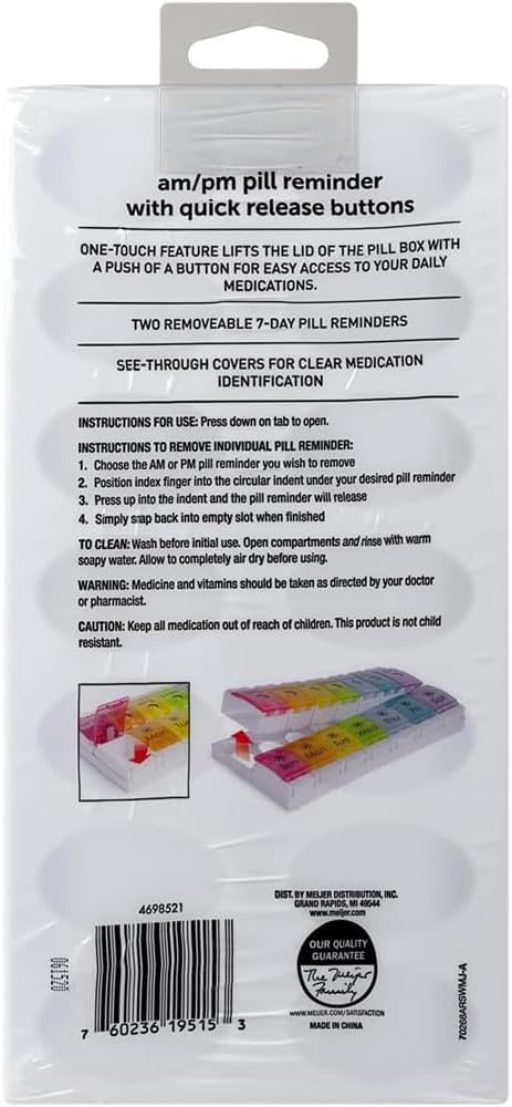 7-day-pill-organizer-with-removable-trays-large-compartments-easy-push-button-arthritis-friendly-rainbow-lids---bpa-free-4
