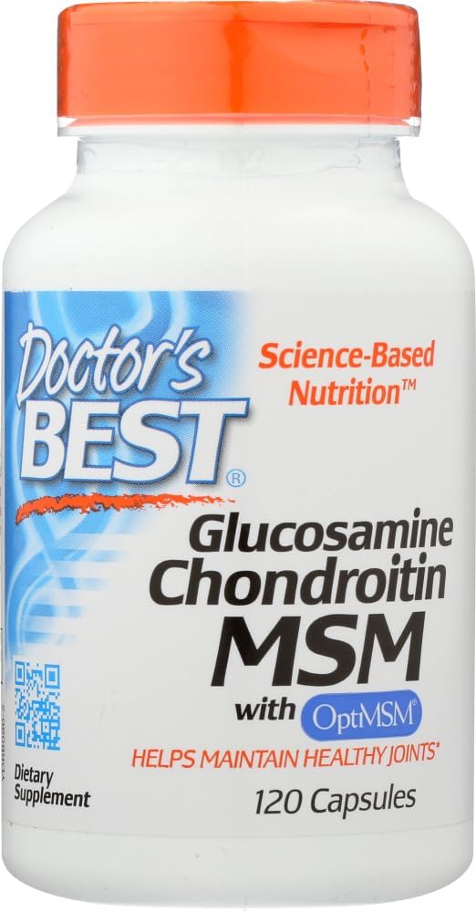 Glucosamine Chondroitin MSM Capsules - Doctor's Best - 120 Count - Espot.com.au