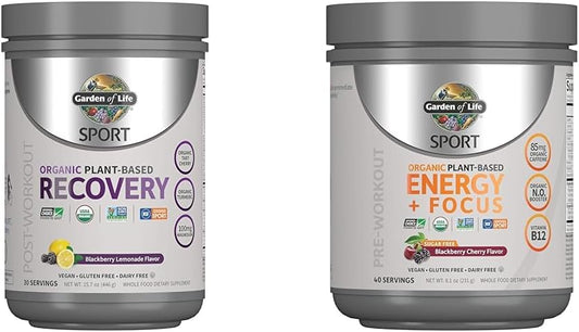 plant-based-organic-post-workout-recovery-pre-workout-energy-powder-bundle---vegan-30-servings-157-oz-40-servings-814-oz-1