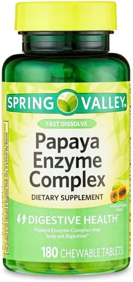 180-count-fast-dissolve-chewable-papaya-enzyme-complex-tablets-from-spring-valley-1