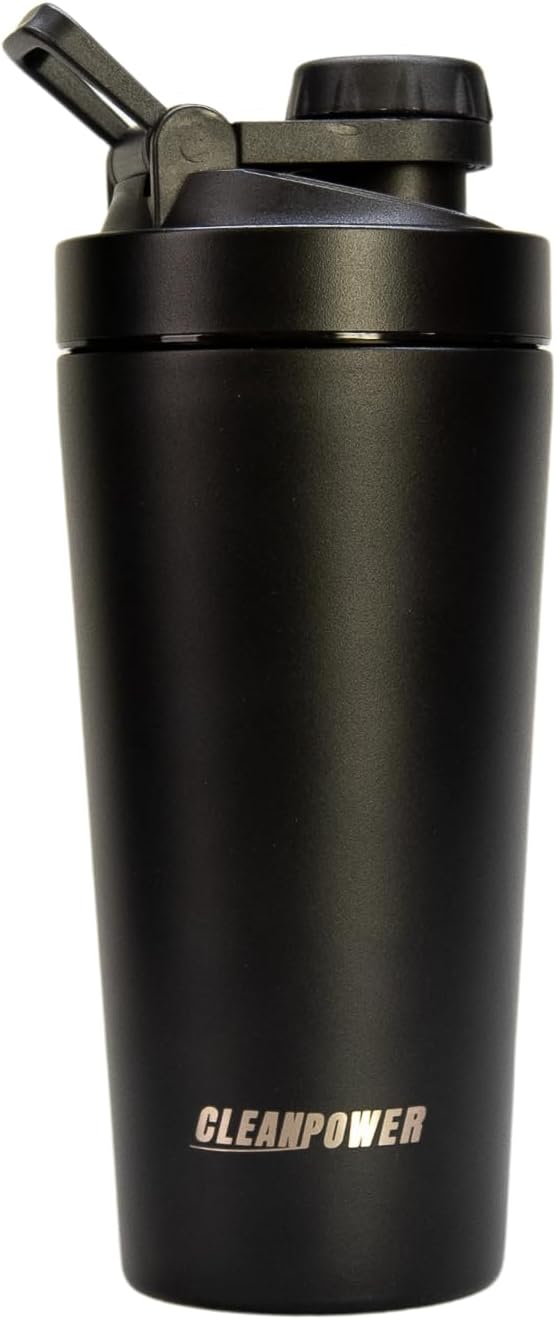 stainless-steel-shaker-bottle-for-protein-shakes-smoothies-and-coffee-odor-resistant-bpa-free-lid-matte-black-1
