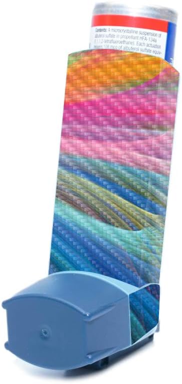rainbow-waves-carbon-fiber-skin-for-ventolin-hfa-asthma-inhaler-protective-durable-finish-easy-to-apply-remove-made-in-usa-3