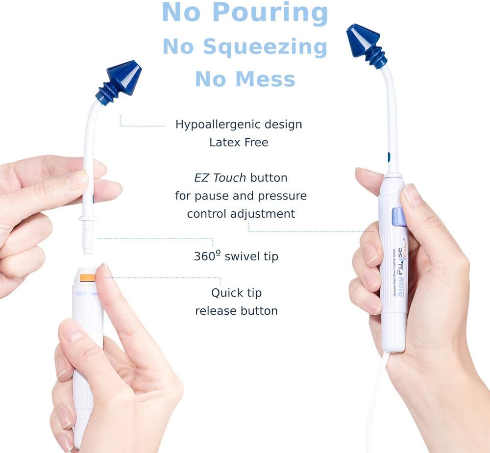 sinupulse-elite-nasal-irrigation-system-with-90-sinuair-packets---advanced-pulsating-sinus-congestion-relief-and-rinse-machine-more-effective-than-neti-pot-or-nose-spray-5