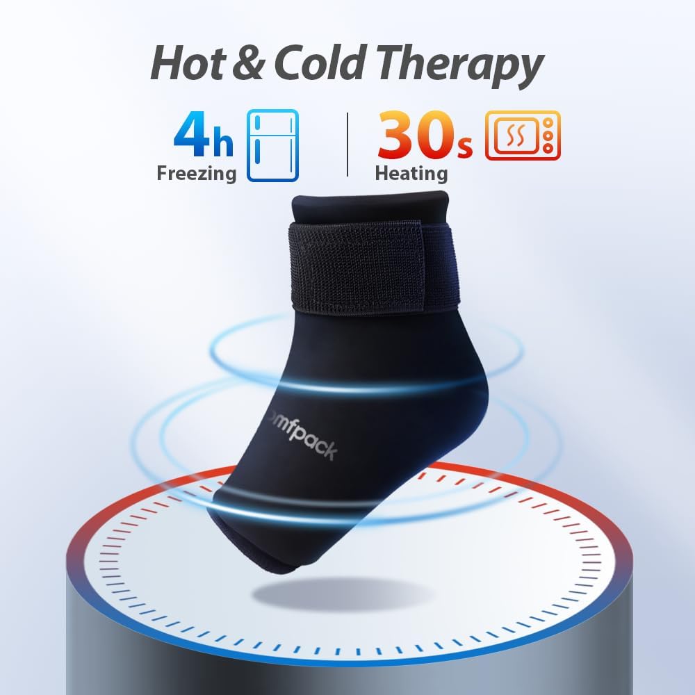 ankle-ice-pack-wrap-for-swelling-and-injuries---hotcold-therapy-sock-for-plantar-fasciitis-achilles-tendonitis-sprains-surgery-heel-pain---reusable-and-comfortable---black-color-7