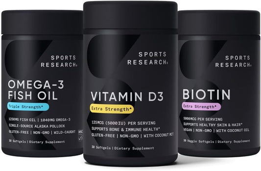 high-strength-omega-3-fish-oil-with-vitamin-d3-mct-oil-and-biotin---30-softgels---wild-alaska-pollock---burpless-formula---vegan-friendly-1