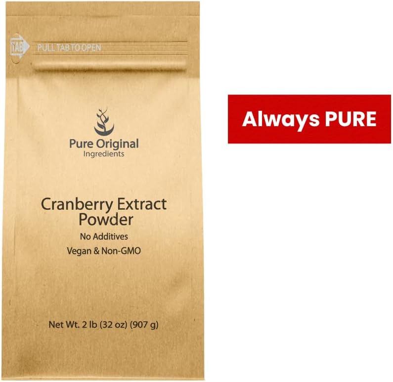 2lb Gluten-Free Cranberry Extract Herbal Supplement with Pure Original Ingredients - Espot.com.au