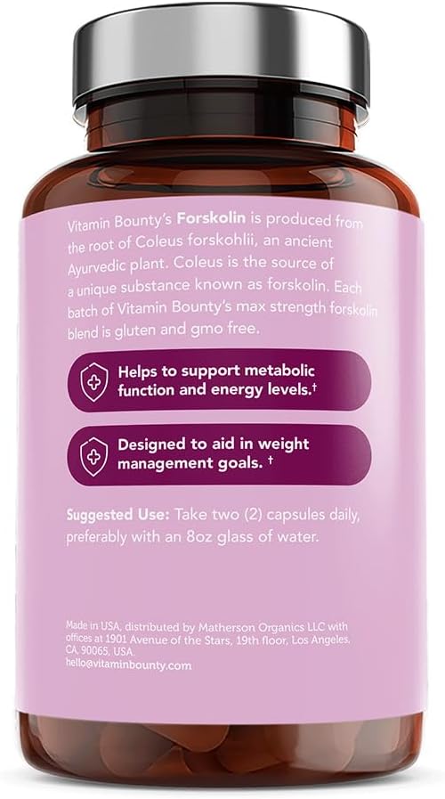 max-strength-forskolin-supplement-for-weight-management-digestive-health---60-capsules---natural-formula-by-vitamin-bounty-2