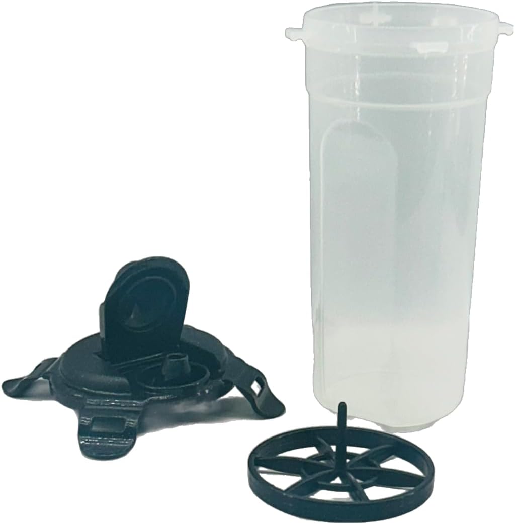 locklock-hpl934h-plastic-drink-mixer-bottle---500-ml-capacity-measurements---clear-container-with-leak-proof-twist-off-lid---steel-gray-sports-cap-2