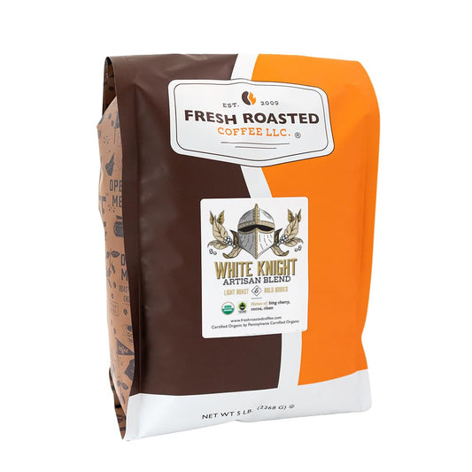 organic-white-knight-light-roast-coffee-beans---5-lb-80-oz---fair-trade-kosher-whole-bean---freshly-roasted-1