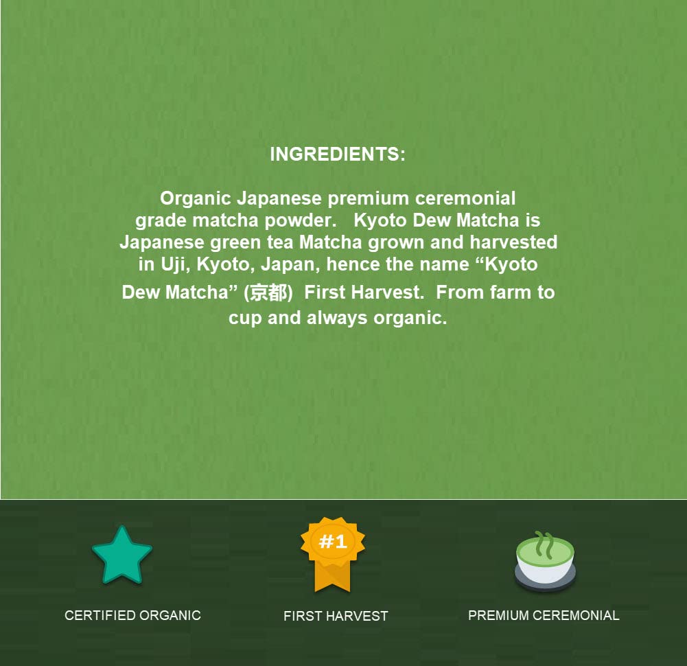 organic-kyoto-dew-matcha-green-tea-powder---premium-ceremonial-grade-usda-jas-certified-no-fillers-zero-sugar---7oz-bag-2