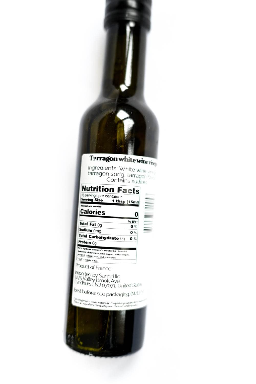 sanniti-french-tarragon-white-wine-vinegar---85-fl-oz---premium-quality-french-tarragon-vinegar-for-cooking-and-dressing-2