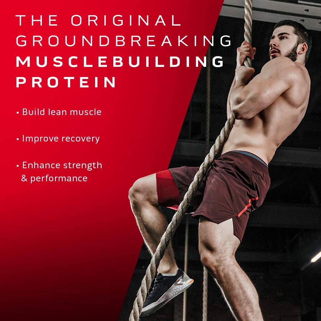 6 lbs MuscleTech Cell-Tech Creatine Powder & 4 lbs Nitro-Tech Whey Protein Bundle - Strawberry Flavor for Muscle Building & Recovery