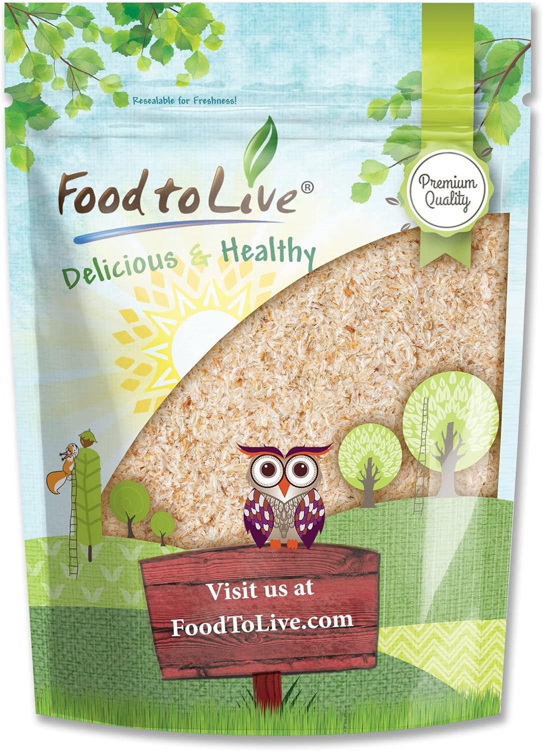 6 oz Whole Psyllium Husk Flakes - Pure Unflavored Keto Vegan Fiber Source - Soluble Insoluble - Water Smoothies Juice - Bulk Pack
