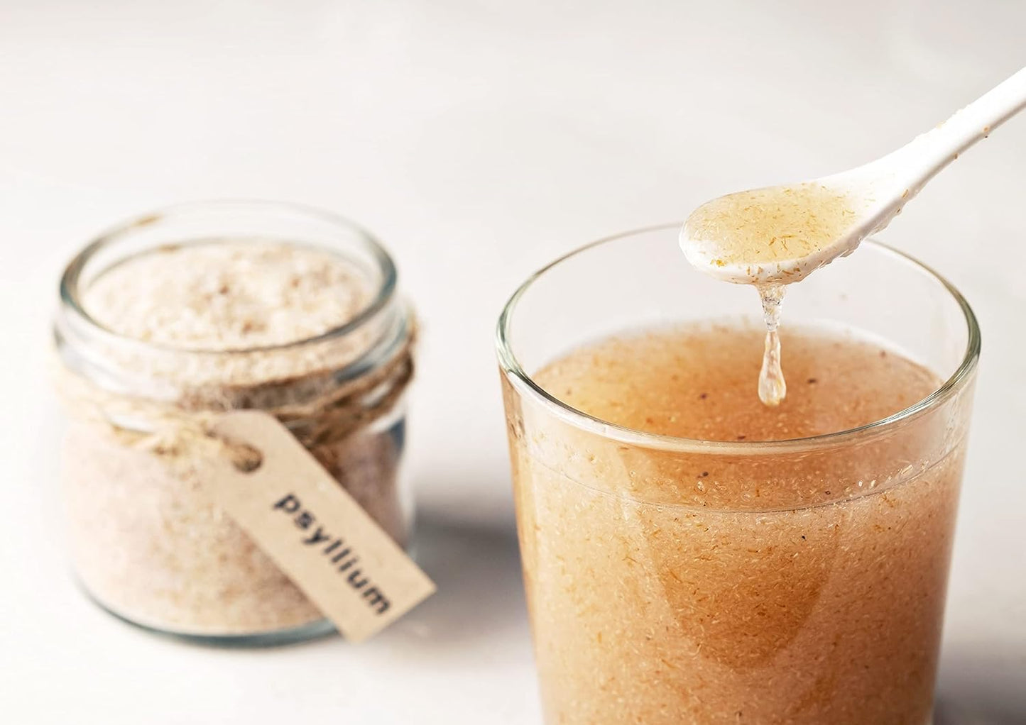6 oz Whole Psyllium Husk Flakes - Pure Unflavored Keto Vegan Fiber Source - Soluble Insoluble - Water Smoothies Juice - Bulk Pack