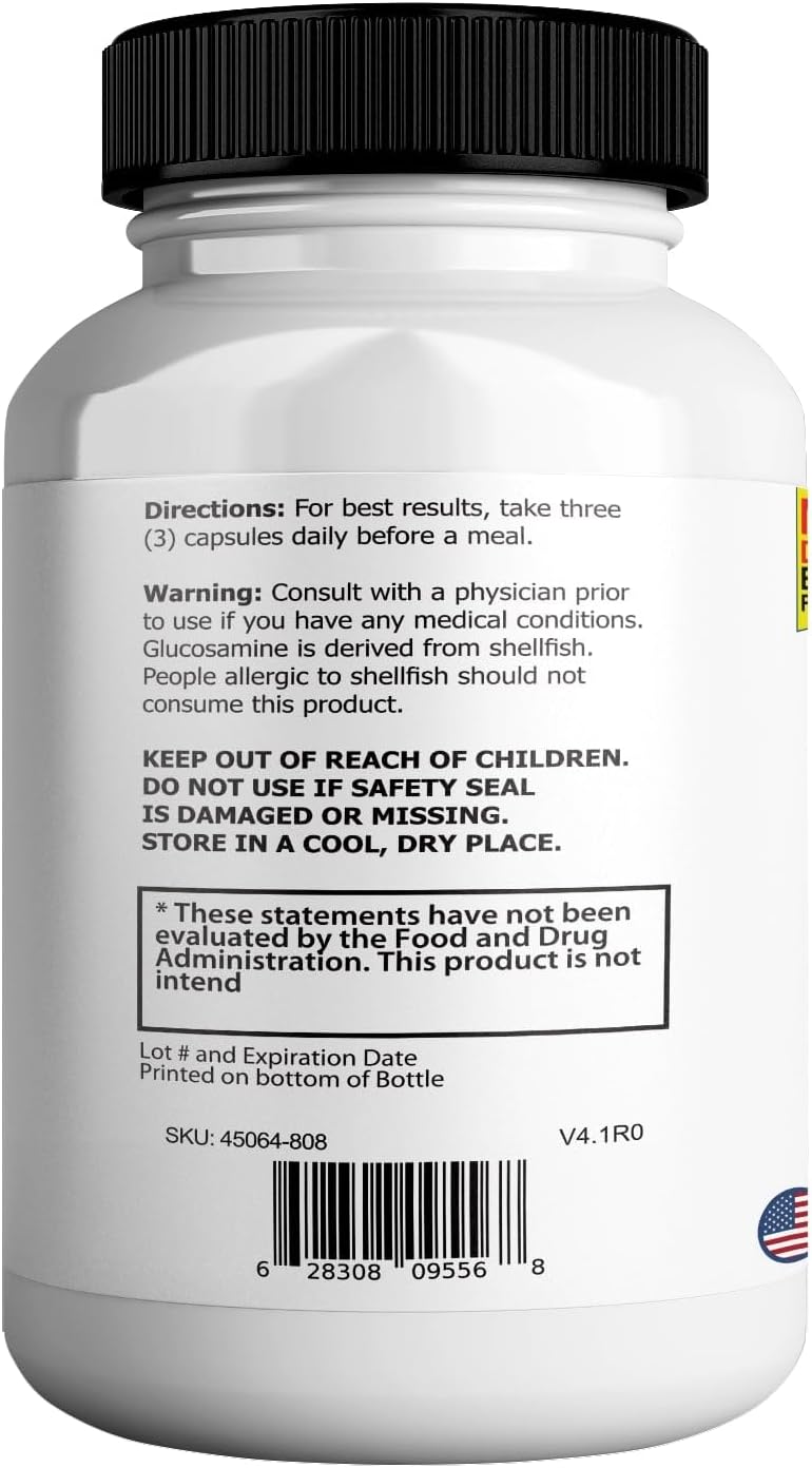60 Capsules of GREENVIFY Joint Eternal Max Natural Essences Joint Support Supplement, 20 Days Supply, Gluten Free, Sugar Free, Non-GMO - Made in USA