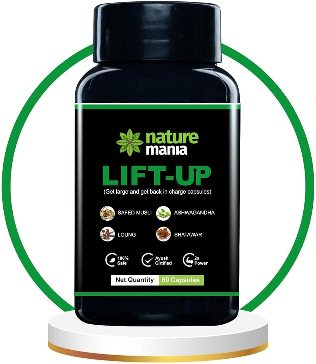 60 Capsules of Natural Ayurvedic Lift-up Capsules for Men - Pack of 1