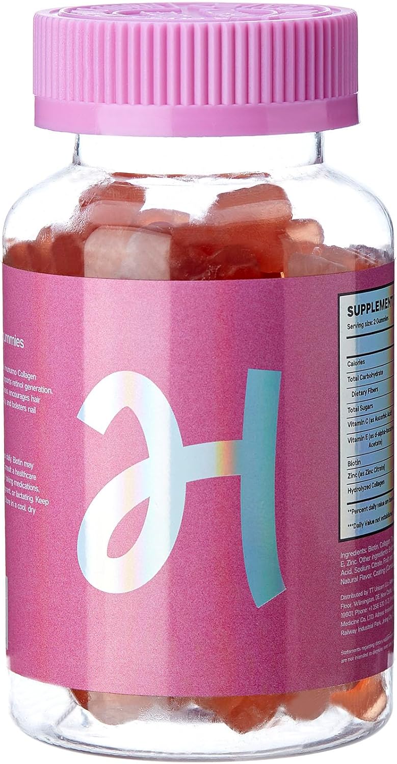 60 Count Imunumo Collagen Hair and Skin Gummies - Boost Immunity and Enhance Hair & Skin Health