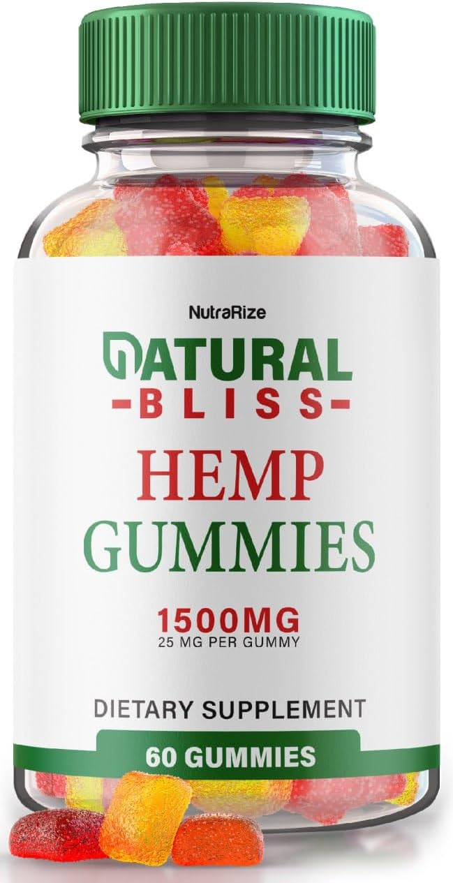 60 NutraRize Natural Bliss metabolism booster Gummies for Tranquility & Focus - Reviews & Benefits