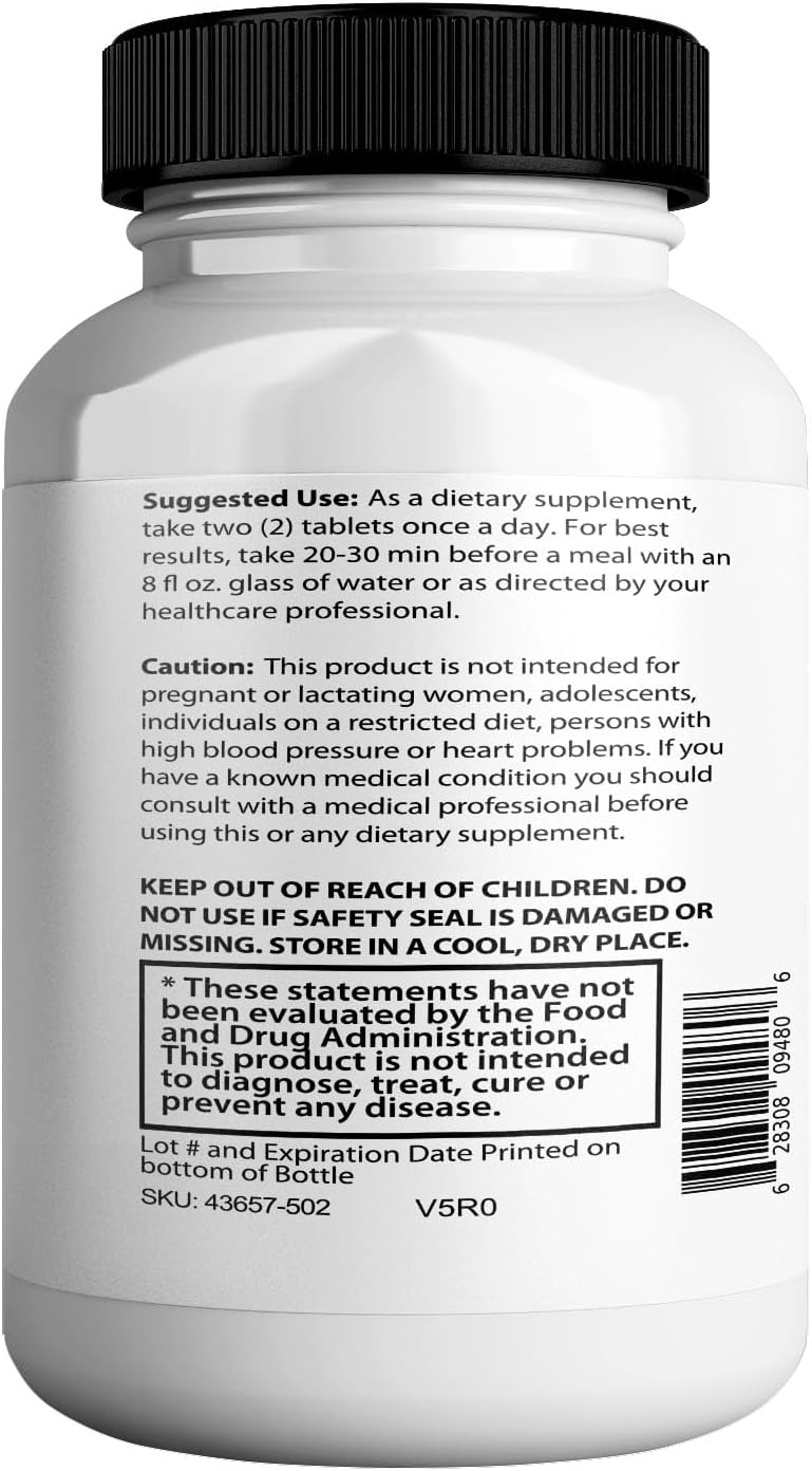 60 Tablet Greenvify BioPeak GoldMax Extra Strength Natural Performance Supplement - Gluten Free, Sugar Free, Non-GMO - Made in USA