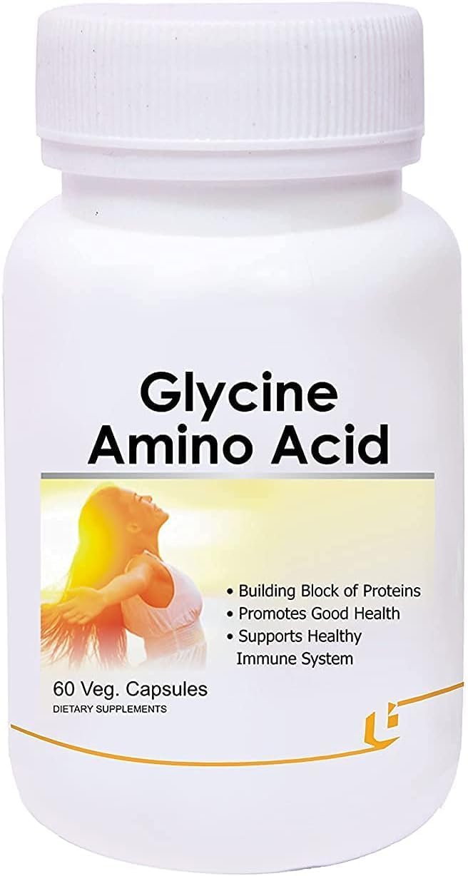 60 Veg Capsules of Generic Glycine Amino Acid Supplement