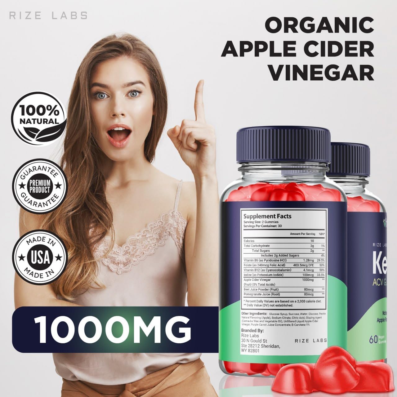 60 Vital Ketogenic Keto Gummies for Advanced  Slimming Formula  - Belly Fat Slimming Diet Supplement