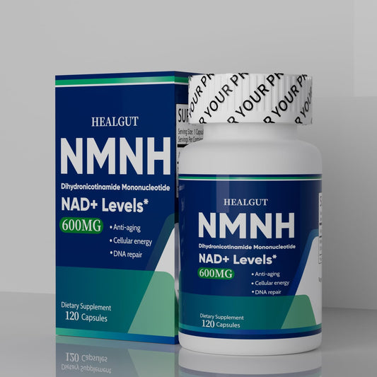 600mg NMNH Capsules for NAD+ Support - Alternative HEALGUT Supplement