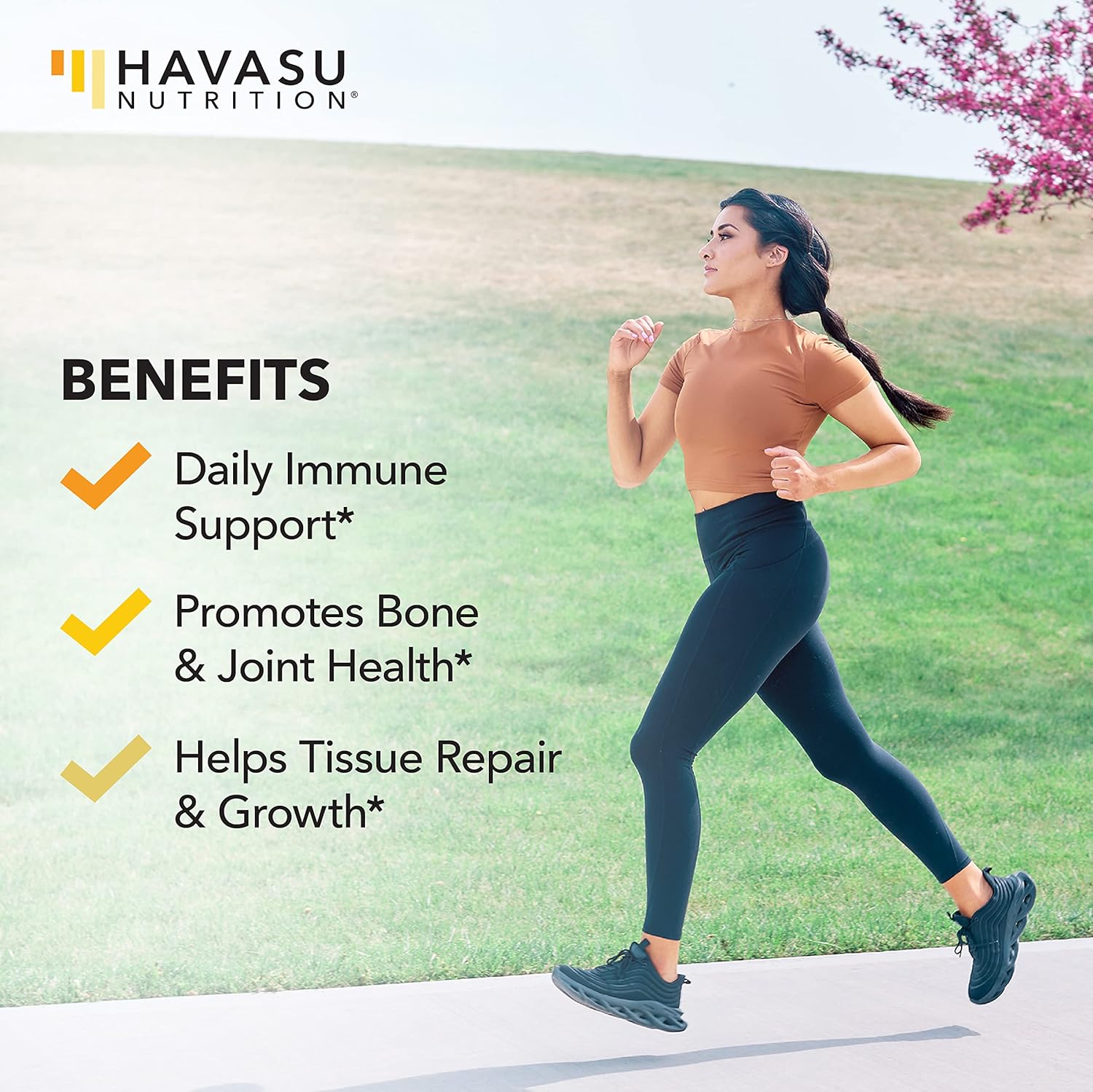 60ct Havasu Nutrition Vitamin C Gummies in Orange Flavor for Immune Support and Antioxidant Boost