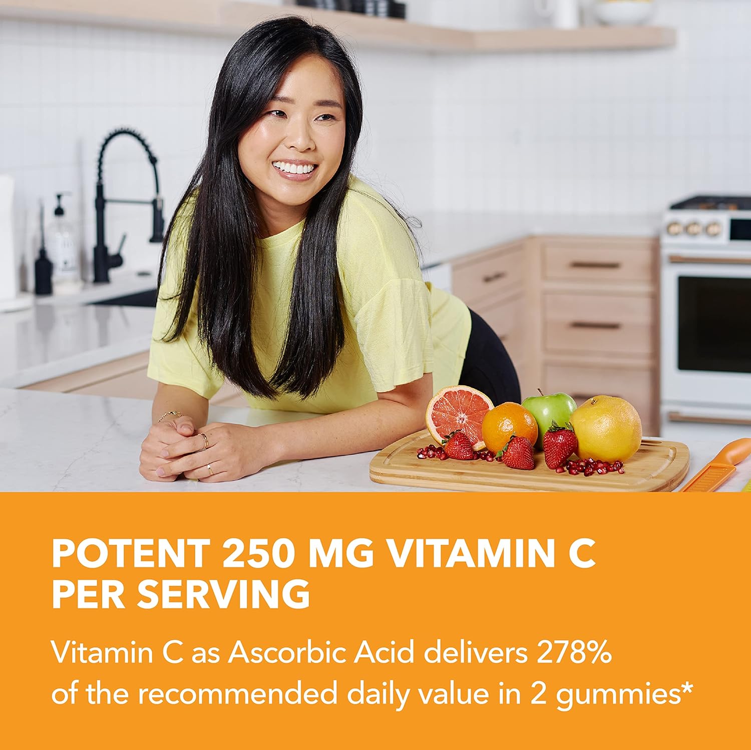 60ct Havasu Nutrition Vitamin C Gummies in Orange Flavor for Immune Support and Antioxidant Boost