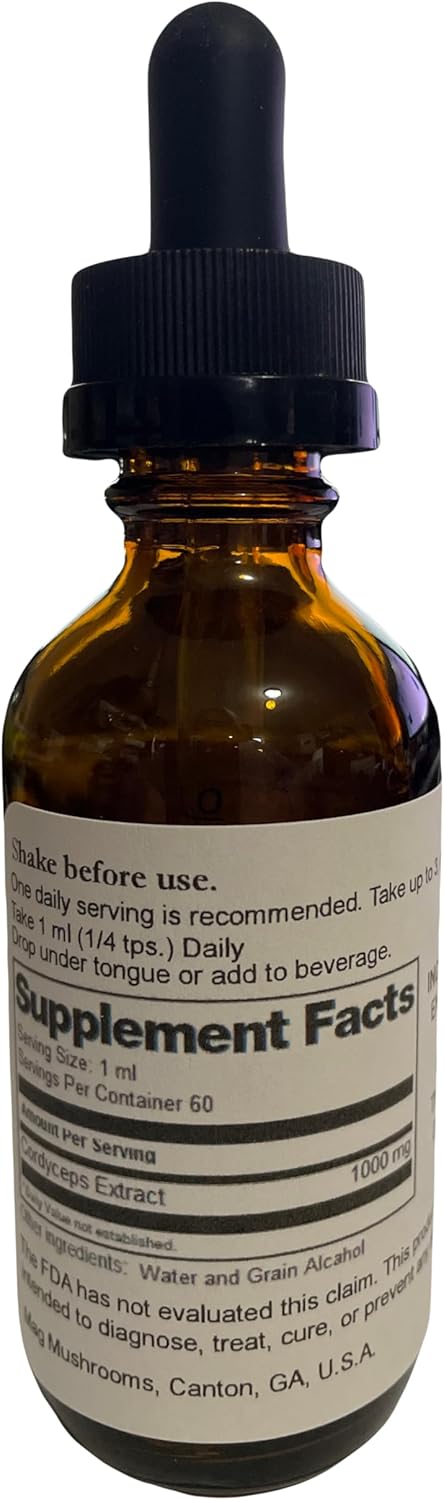 double-extracted-cordyceps-mushroom-liquid-tincture---2-fl-oz-60-daily-doses---maximum-potency-daily-supplement-8