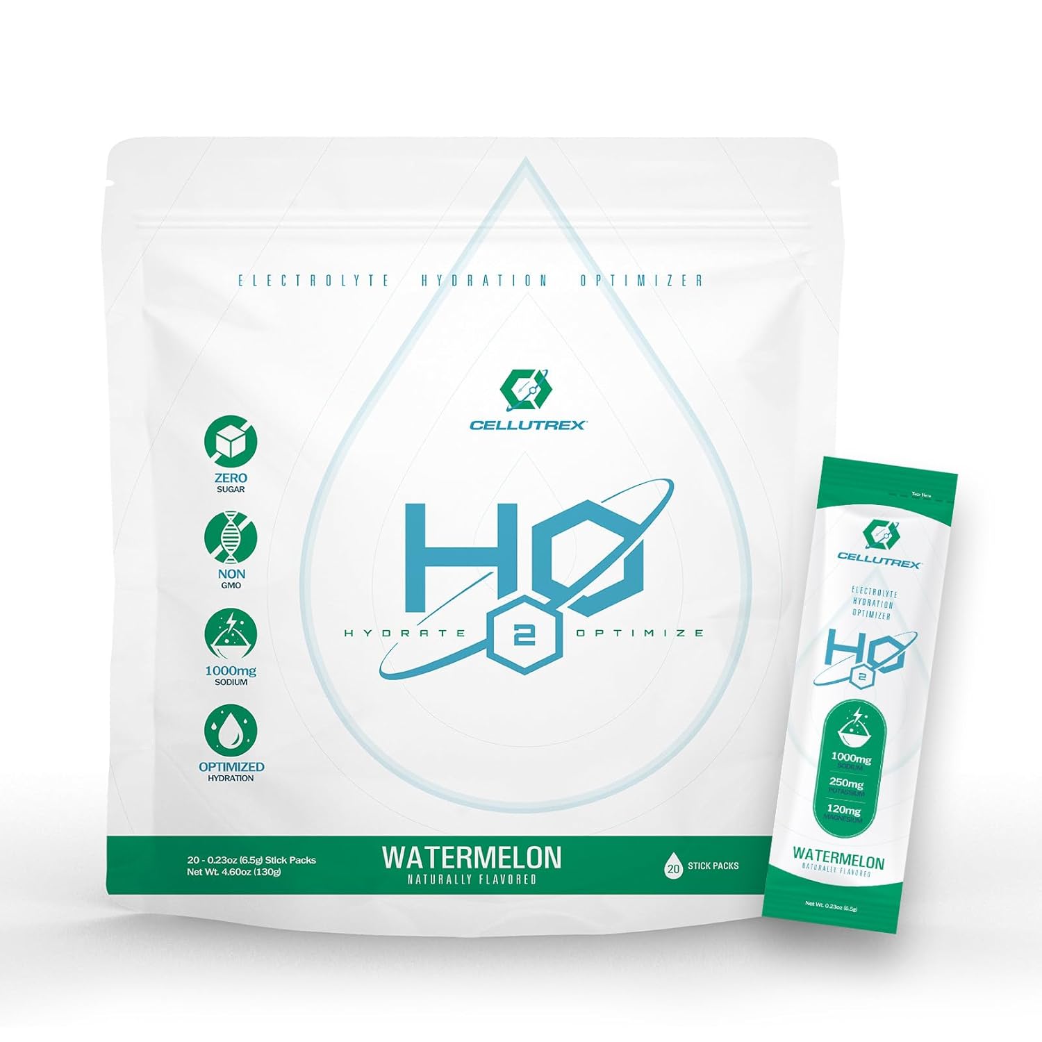 cellutrex-h2o-electrolytes-watermelon-flavored-powder-packets---zero-sugar-additive-free-hydration-for-workouts-fasting-20-sticks-1
