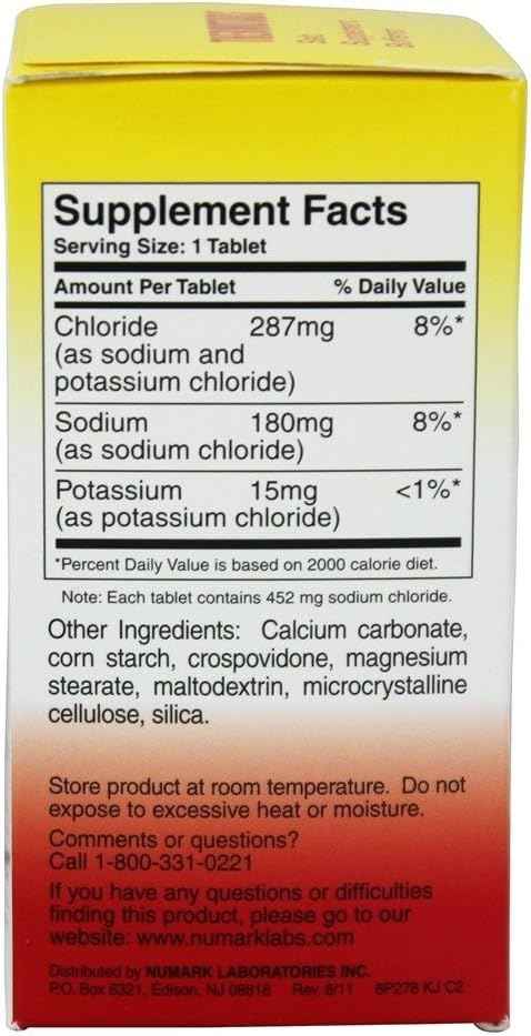 Buffered Thermotabs Salt Supplement - 100 Tablets for Electrolyte Balance and Hydration Support