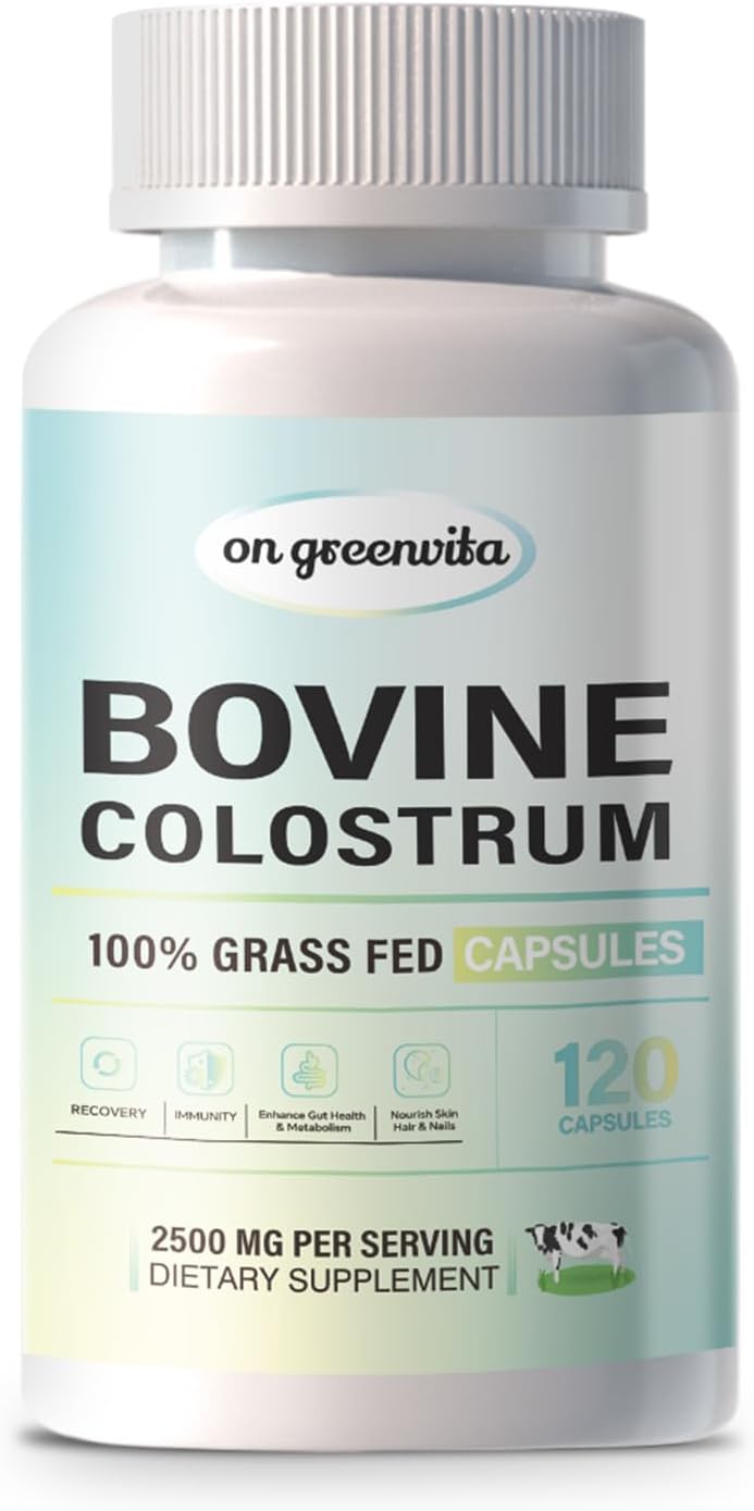 greenvita-bovine-colostrum-capsules-2000mg---120-ct-immune-boost-muscle-recovery-energy-50-igg-cow-colostrum-for-gut-health-hair-skin-gluten-free-superfood-supplement-1