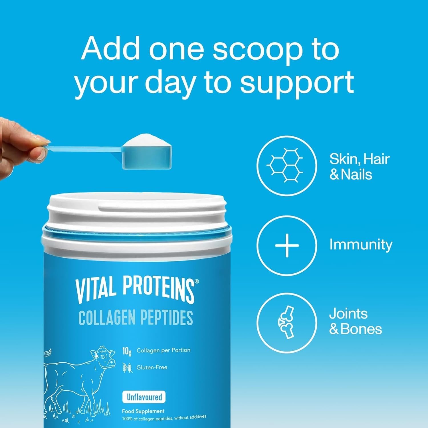 20-oz-vital-proteins-unflavored-collagen-peptides---hydrolyzed-type-i-iii-collagen-for-healthy-hair-skin-nails---non-gmo-dairy-gluten-free-6