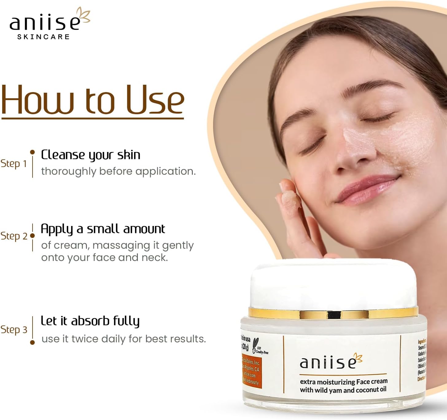 aniise-wild-yam-extra-moisturizing-face-cream-with-coconut-oil-for-menopause-menstrual-relief---anti-aging-cream-for-very-dry-skin---1-oz-5