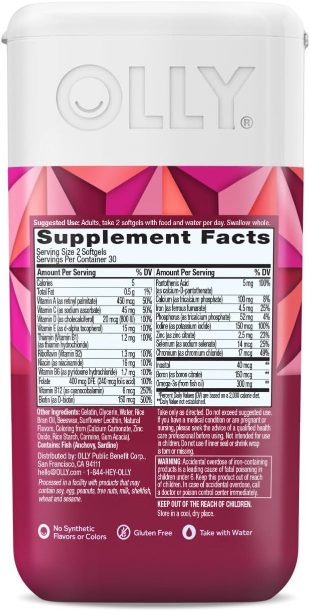 olly-ultra-womens-multi-softgels---60-count-pink-omega-3-for-overall-health-immune-support-5