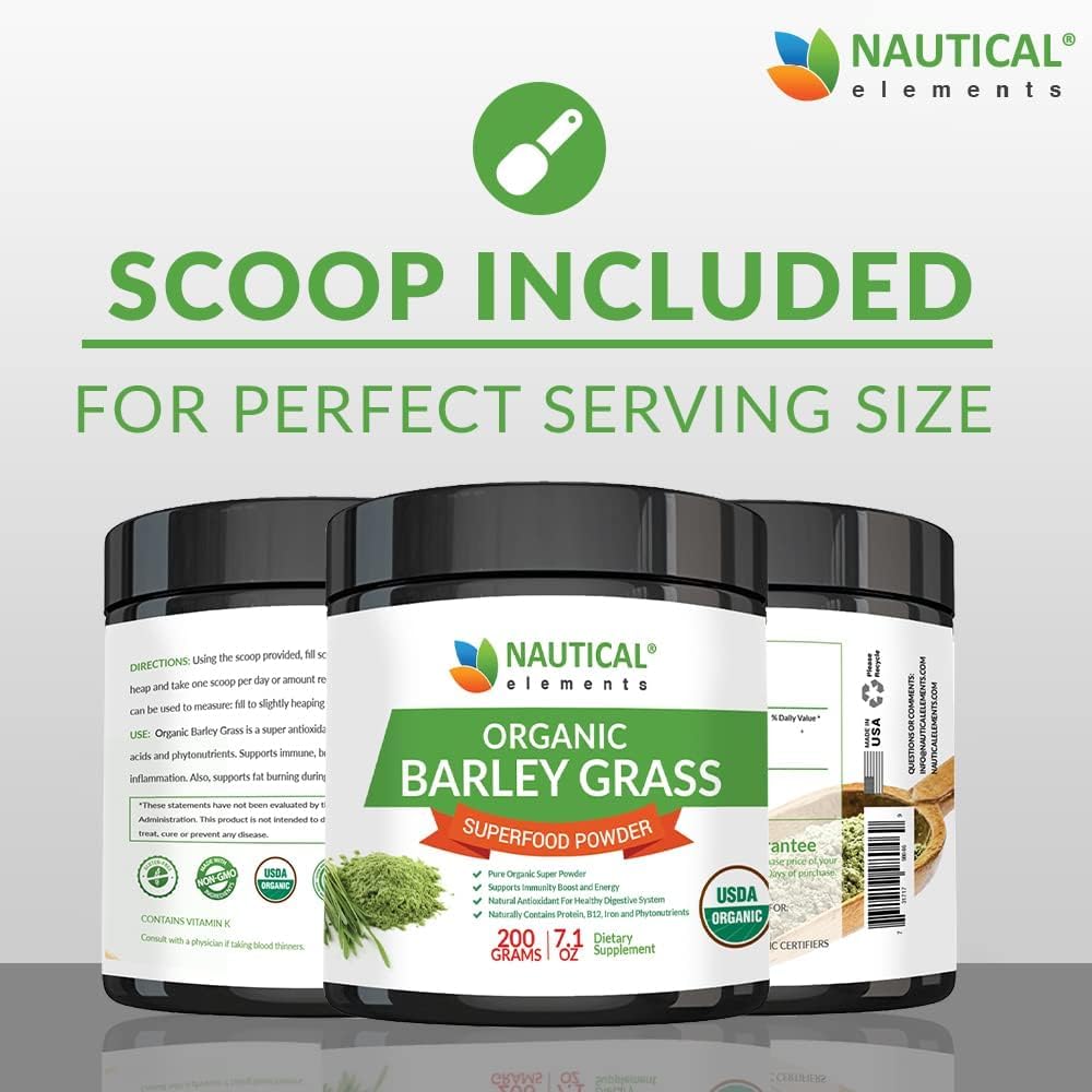 usda-certified-organic-nautical-elements-barley-grass-powder---vegan-non-gmo---rich-in-antioxidants-protein-fiber-minerals---200-grams-3