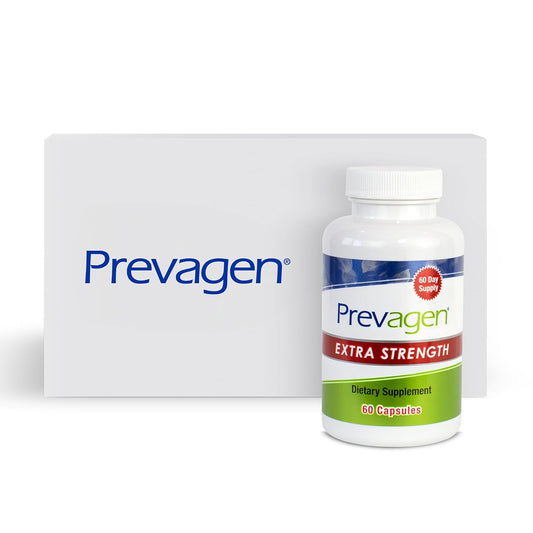 Prevagen Extra Strength 20mg Capsules with Apoaequorin & Vitamin D in Stackable Storage Box - 60 Count - Espot.com.au