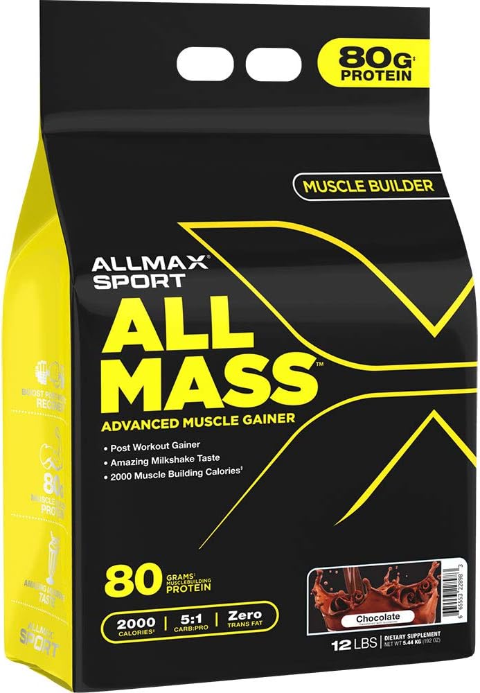 allmax-nutrition-all-mass-advanced-muscle-gainer-chocolate-12-lbs-with-2000-calories-zero-trans-fat-1