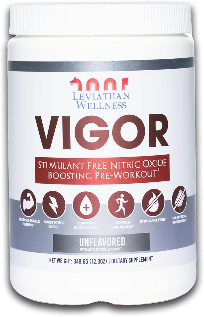 leviathan-wellness-vigor-pre-workout-powder---stimulant-free-nitric-oxide-booster-for-energy-30-servings-unflavored-1