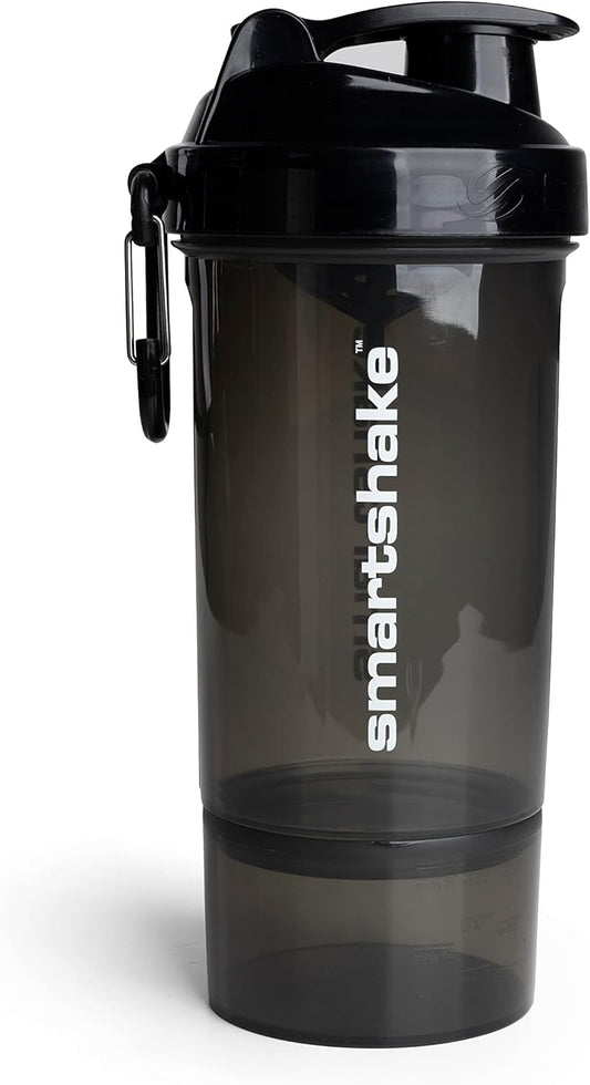 black-smartshake-o2go-one-800ml-protein-shaker-bottle-with-leakproof-lid---bpa-free---27-oz-capacity---ideal-for-men-and-women-1