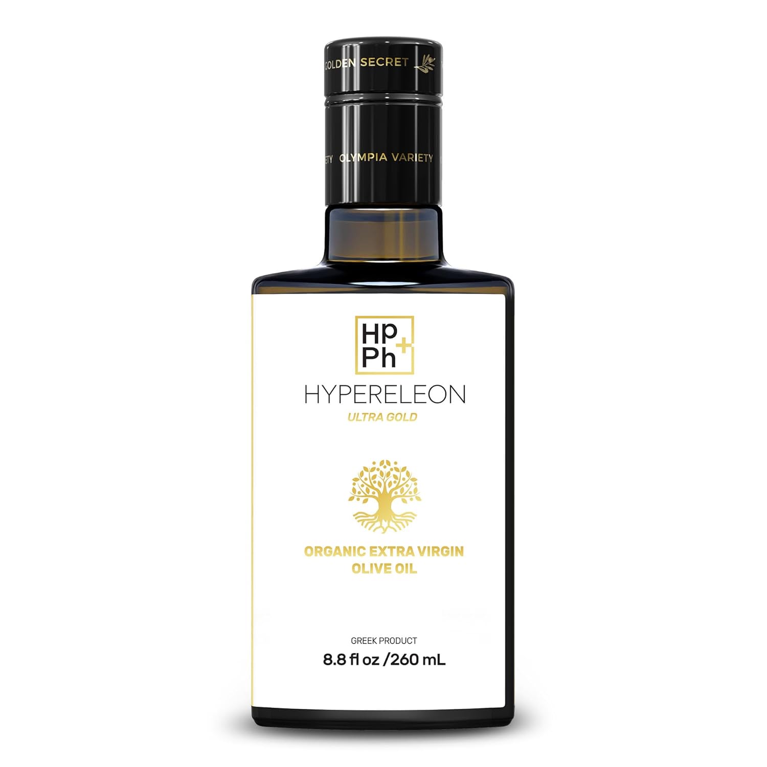 Premium Organic Greek Extra Virgin Olive Oil | G-Team Hypereleon Ultra Gold | High Phenolic | 100% Pure & Natural | Bio & Unfiltered | 65 Awards | 260ml (6 Pack) - Espot.com.au
