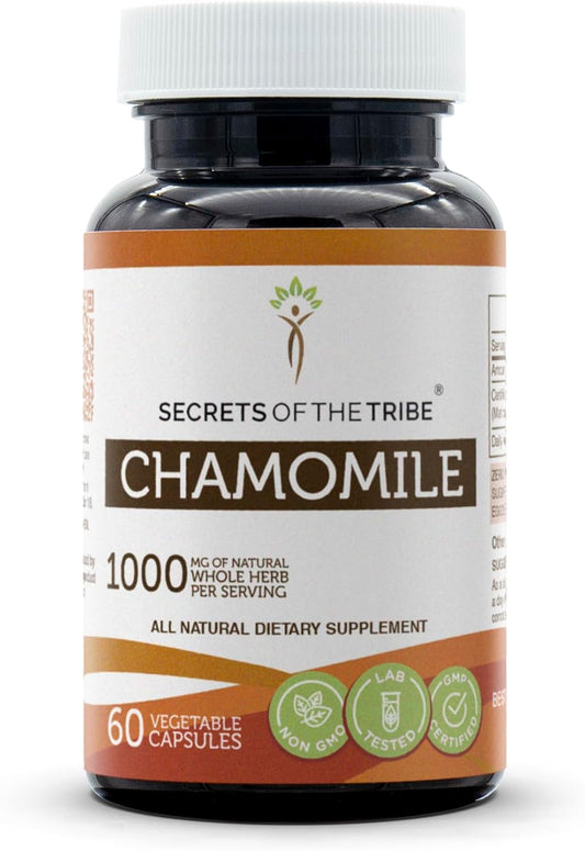 chamomile-1000mg-capsules-by-secrets-of-the-tribe---matricaria-recutita-dried-flower-extract---60-capsules-1