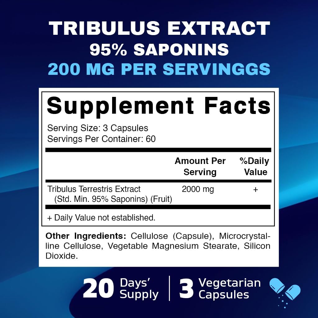vitamatic-tribulus-terrestris-capsules---2000mg-per-serving---95-saponins---180-caps---usa-made---gluten-free-non-gmo-2