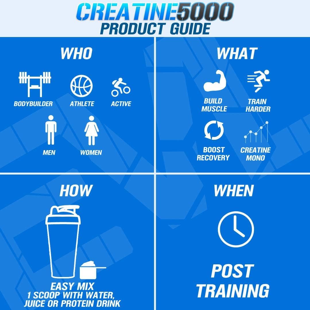 high-quality-evlution-pure-creatine-monohydrate-powder-5000mg-for-workout-recovery-and-muscle-mass-growth---unflavored-mix-3