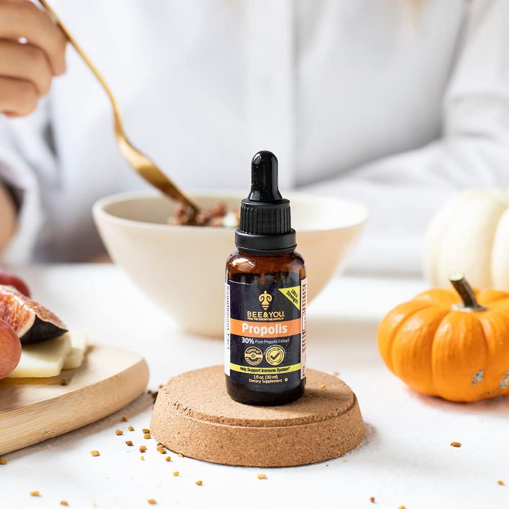 bee-you-propolis-liquid-extract-drops---30-propolis-immune-support-allergy-relief-antioxidants---1-fl-oz-keto-paleo-gluten-free-8